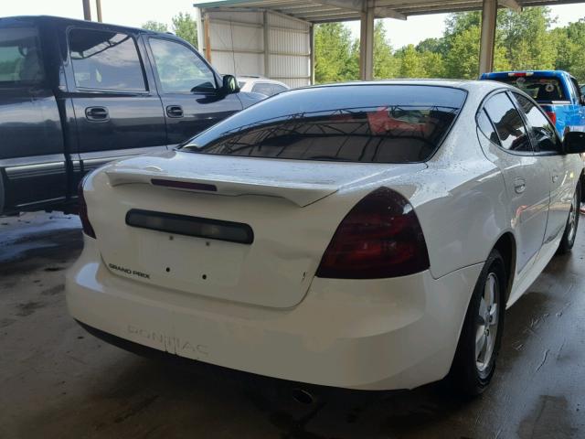2G2WP522151258934 - 2005 PONTIAC GRAND PRIX WHITE photo 4