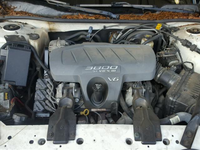 2G2WP522151258934 - 2005 PONTIAC GRAND PRIX WHITE photo 7