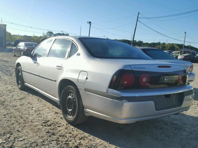 2G1WF52EX49227473 - 2004 CHEVROLET IMPALA SILVER photo 3