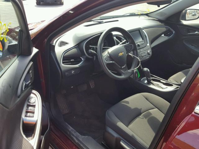 1G1ZB5ST9GF292169 - 2016 CHEVROLET MALIBU LS მუქწითელი ფოტო 9
