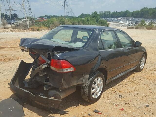 1HGCG56742A035665 - 2002 HONDA ACCORD BLACK photo 4