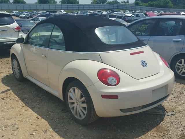 3VWRF31Y78M412952 - 2008 VOLKSWAGEN NEW BEETLE 白色 照片 3