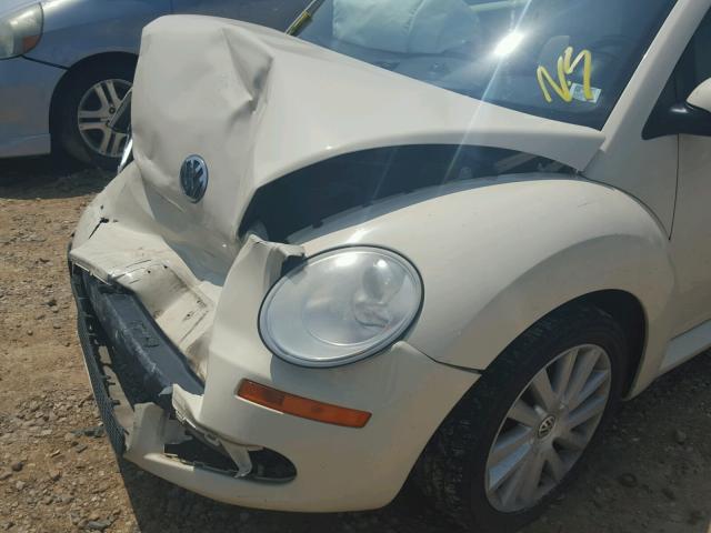 3VWRF31Y78M412952 - 2008 VOLKSWAGEN NEW BEETLE 白色 照片 9