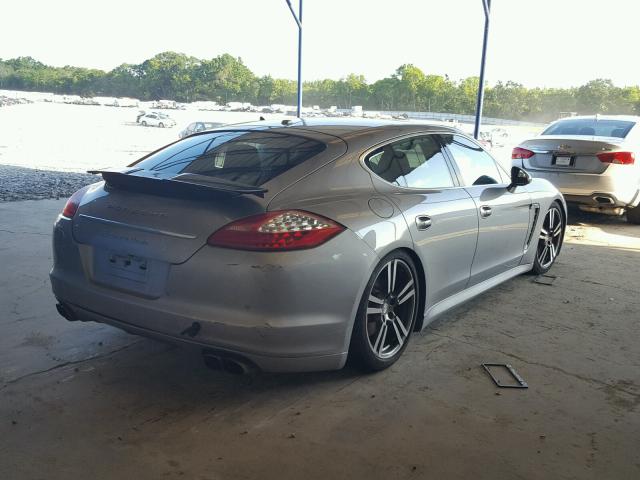 WP0AC2A73BL090197 - 2011 PORSCHE PANAMERA T GRAY photo 4