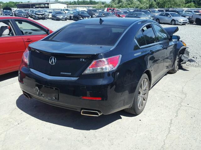 19UUA8F34DA018145 - 2013 ACURA TL SE BLACK photo 4