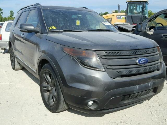 1FM5K8F89FGA69955 - 2015 FORD EXPLORER L GRAY photo 1