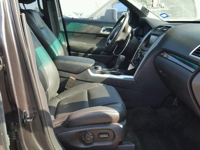 1FM5K8F89FGA69955 - 2015 FORD EXPLORER L GRAY photo 5