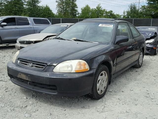 1HGEJ8145TL093489 - 1996 HONDA CIVIC EX BLACK photo 2