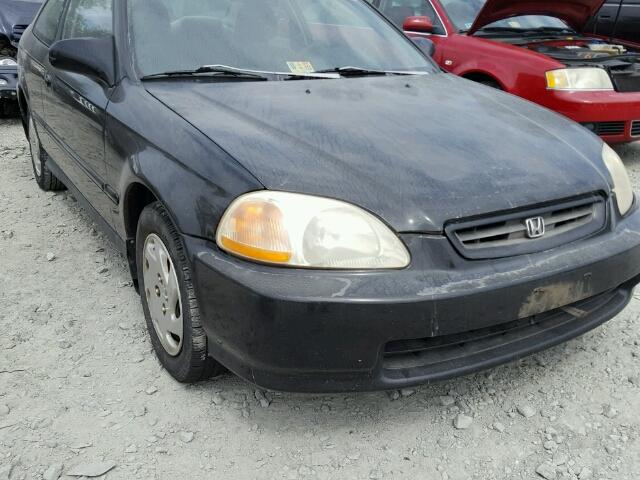 1HGEJ8145TL093489 - 1996 HONDA CIVIC EX შავი ფოტო 9