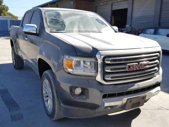 1GTG6CE32F1220549 - 2015 GMC CANYON SLT GRAY photo 1