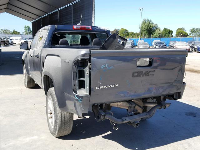 1GTG6CE32F1220549 - 2015 GMC CANYON SLT GRAY photo 3