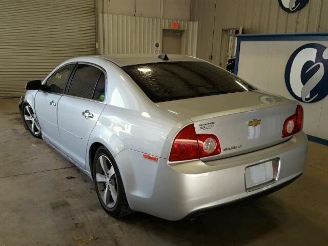 1G1ZC5E0XCF203055 - 2012 CHEVROLET MALIBU 1LT SILVER photo 3