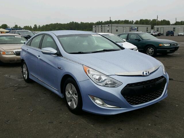 KMHEC4A46DA076789 - 2013 HYUNDAI SONATA HYB BLUE photo 1