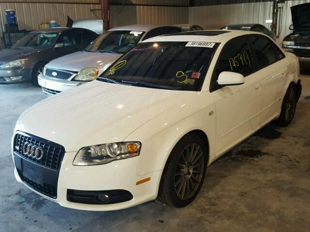 WAUBF78E07A035736 - 2007 AUDI A4 S-LINE WHITE photo 2