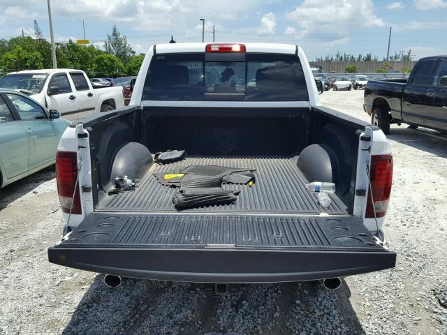 1C6RR7MT3ES136846 - 2014 RAM 1500 SPORT WHITE photo 9