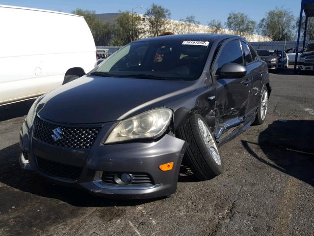 JS2RF9A88C6100885 - 2012 SUZUKI KIZASHI SP GRAY photo 2