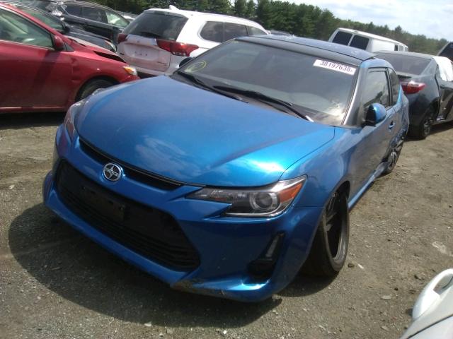JTKJF5C77FJ002736 - 2015 TOYOTA SCION TC 蓝色 照片 2