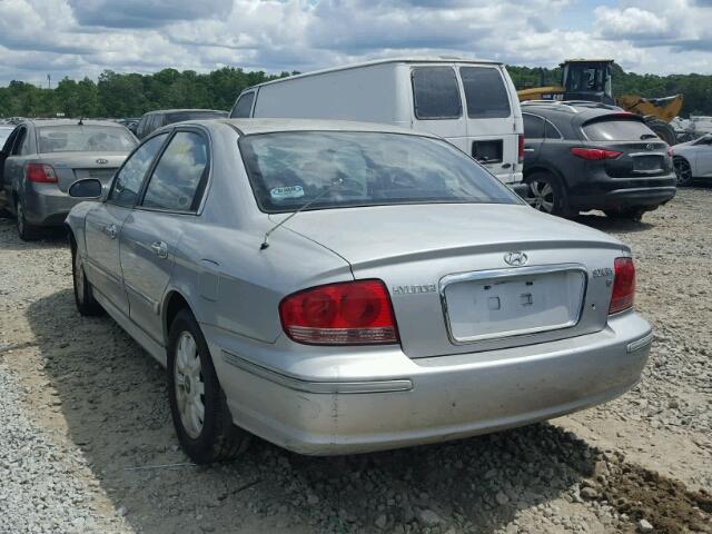 KMHWF35H35A160279 - 2005 HYUNDAI SONATA SILVER photo 3