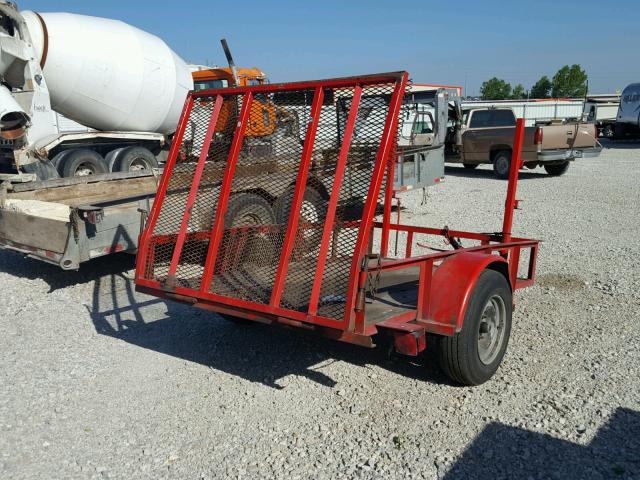 4GWFS1628XT000134 - 1999 UTILITY TRAILER RED photo 4