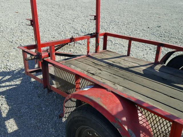 4GWFS1628XT000134 - 1999 UTILITY TRAILER RED photo 5