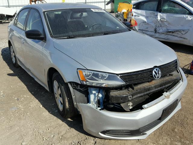 3VW2K7AJXEM423446 - 2014 VOLKSWAGEN JETTA BASE 银色 照片 1