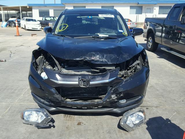 3CZRU5H74GM729758 - 2016 HONDA HR-V EXL BLACK photo 9