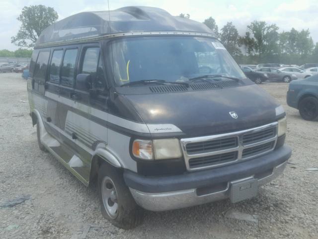 2B7HB21Y1TK119241 - 1996 DODGE RAM VAN B2 BLACK photo 1