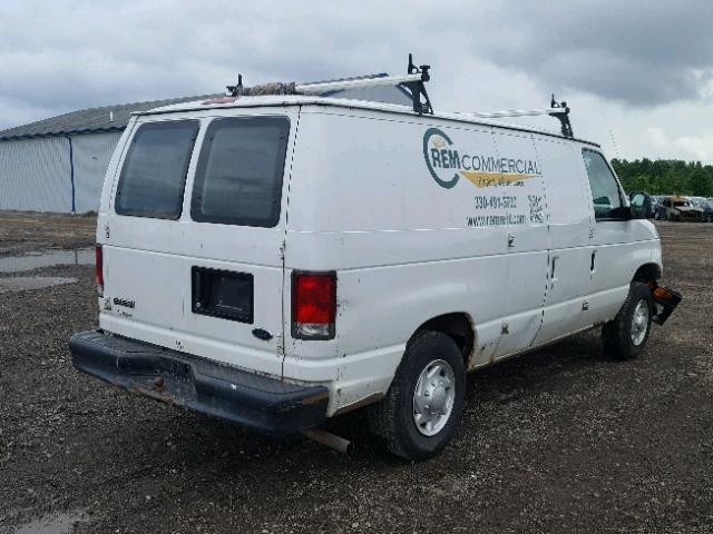 1FTNE14W78DA66173 - 2008 FORD ECONOLINE WHITE photo 4