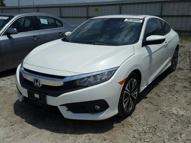 2HGFC3B73HH356500 - 2017 HONDA CIVIC EXL WHITE photo 2
