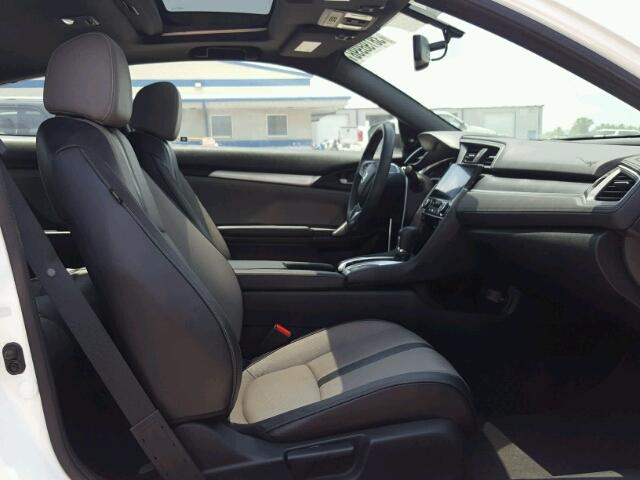 2HGFC3B73HH356500 - 2017 HONDA CIVIC EXL WHITE photo 5