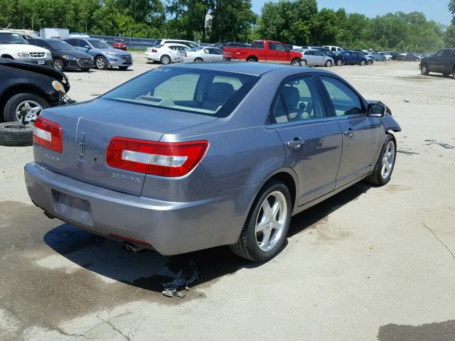 3LNHM26116R630178 - 2006 LINCOLN ZEPHYR GRAY photo 4