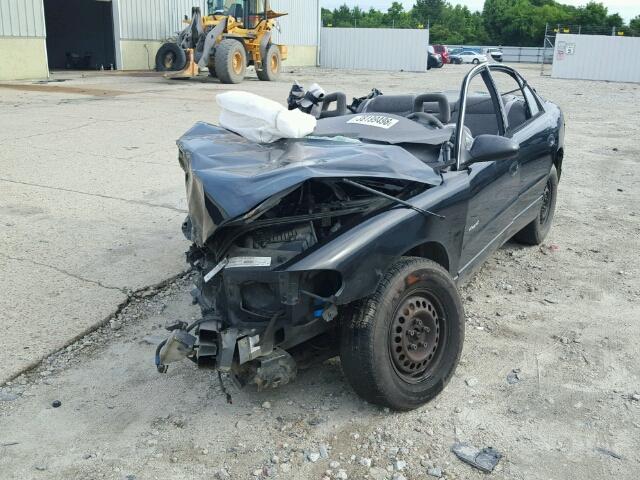 2G4WB52K1X1566193 - 1999 BUICK REGAL LS BLACK photo 2