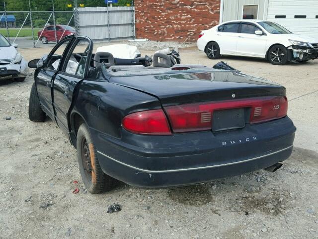 2G4WB52K1X1566193 - 1999 BUICK REGAL LS BLACK photo 3