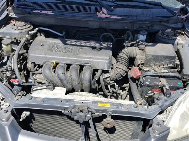 2T1KR32E35C406215 - 2005 TOYOTA COROLLA MA GRAY photo 7