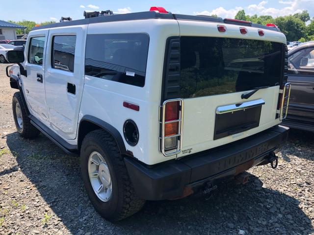 5GRGN23U04H116511 - 2004 HUMMER H2 WHITE photo 3