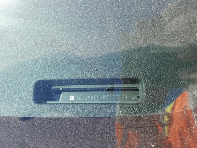 1G1ZC5EUXBF290361 - 2011 CHEVROLET MALIBU 1LT WHITE photo 10