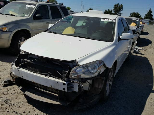 1G1ZC5EUXBF290361 - 2011 CHEVROLET MALIBU 1LT WHITE photo 2
