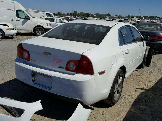 1G1ZC5EUXBF290361 - 2011 CHEVROLET MALIBU 1LT WHITE photo 4