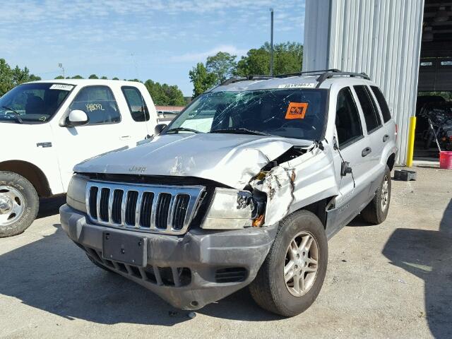 1J4GW48S73C576045 - 2003 JEEP GRAND CHER SILVER photo 2