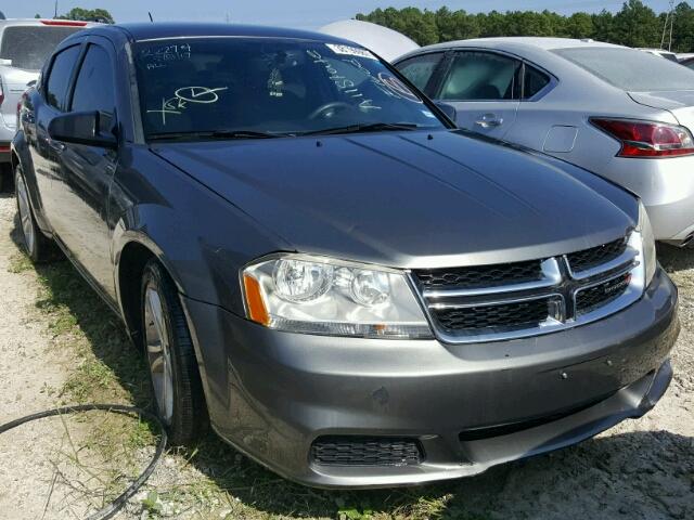 1C3CDZAG1DN604414 - 2013 DODGE AVENGER GRAY photo 1