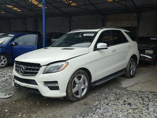 4JGDA7DB7DA118769 - 2013 MERCEDES-BENZ ML 550 4MA WHITE photo 2