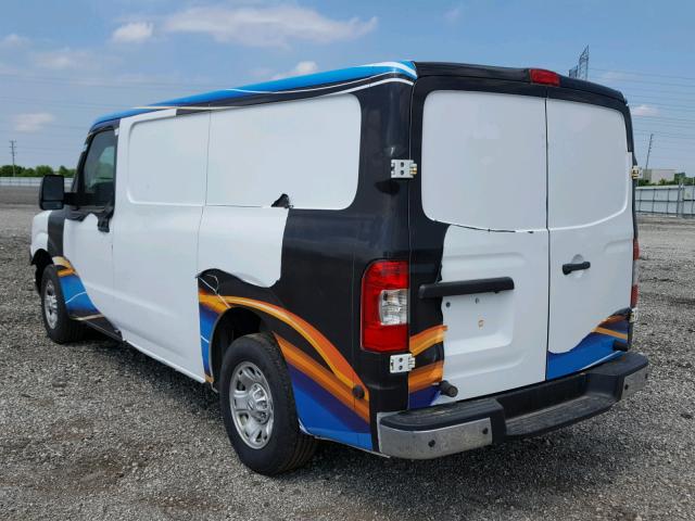 1N6BF0KY0DN110790 - 2013 NISSAN NV 1500 BLUE photo 3