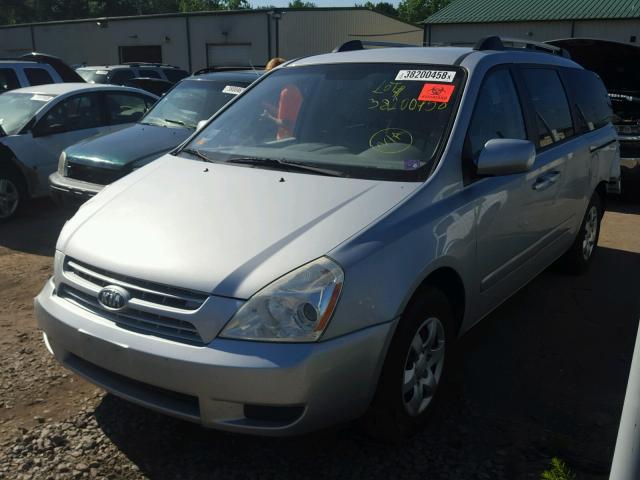 KNDMB233486255594 - 2008 KIA SEDONA EX SILVER photo 2