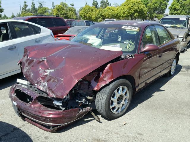 2G4WB55KX11207010 - 2001 BUICK REGAL LS BURGUNDY photo 2