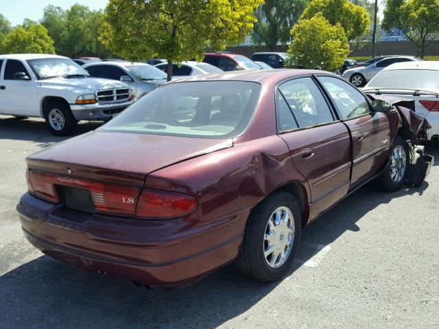 2G4WB55KX11207010 - 2001 BUICK REGAL LS BURGUNDY photo 4