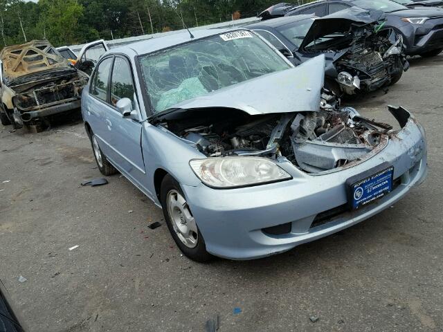 JHMES96664S003333 - 2004 HONDA CIVIC BLUE photo 1