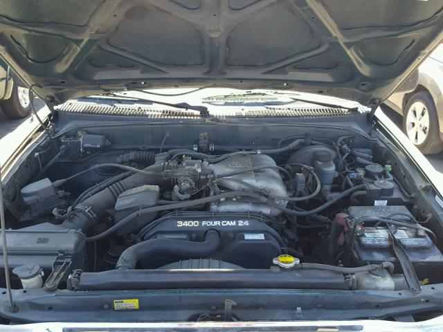 5TEGN92N61Z827824 - 2001 TOYOTA TACOMA DOU GREEN photo 7