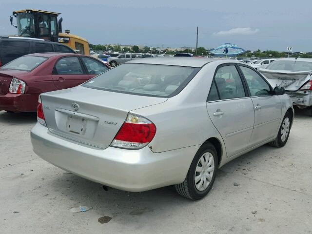 4T1BE32KX6U649781 - 2006 TOYOTA CAMRY LE SILVER photo 4