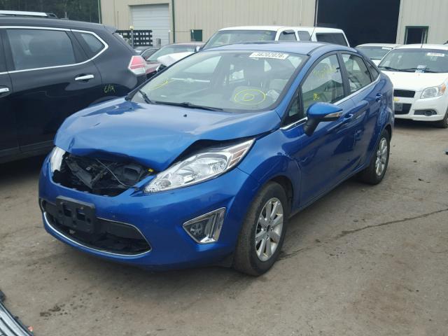 3FADP4CJ5BM172460 - 2011 FORD FIESTA SEL BLUE photo 2