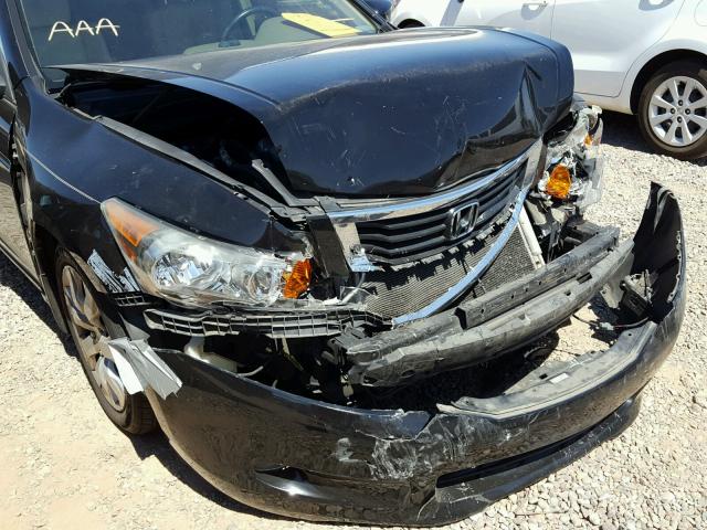 1HGCP36869A026960 - 2009 HONDA ACCORD EXL BLACK photo 9